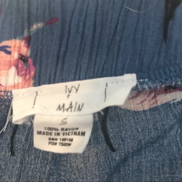 tilly's flowy tie shorts blue! - Picture 4 of 4